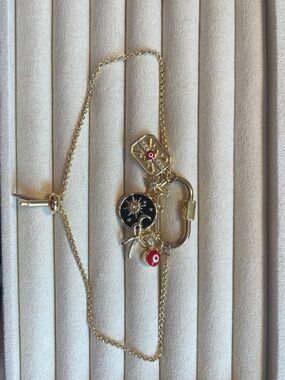 Gold Toned Charm Bracelet